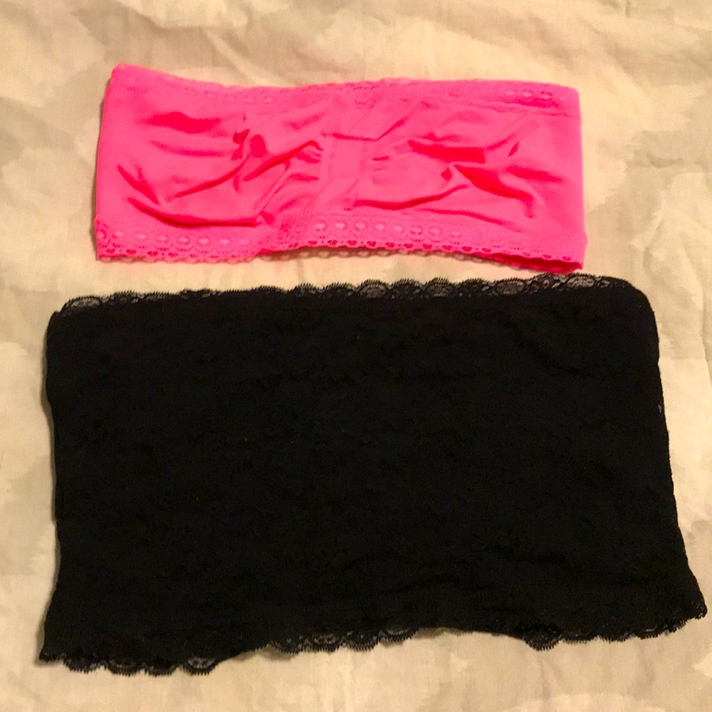 Two tube tops.